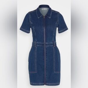 Denim Mini Dress Holister